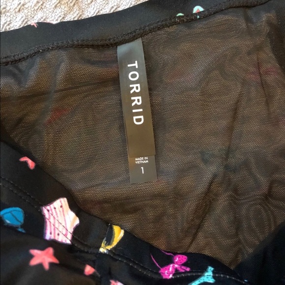 (SOLD) New Torrid Swim Beach Print Bikini Size 1 - Picture 4 of 7